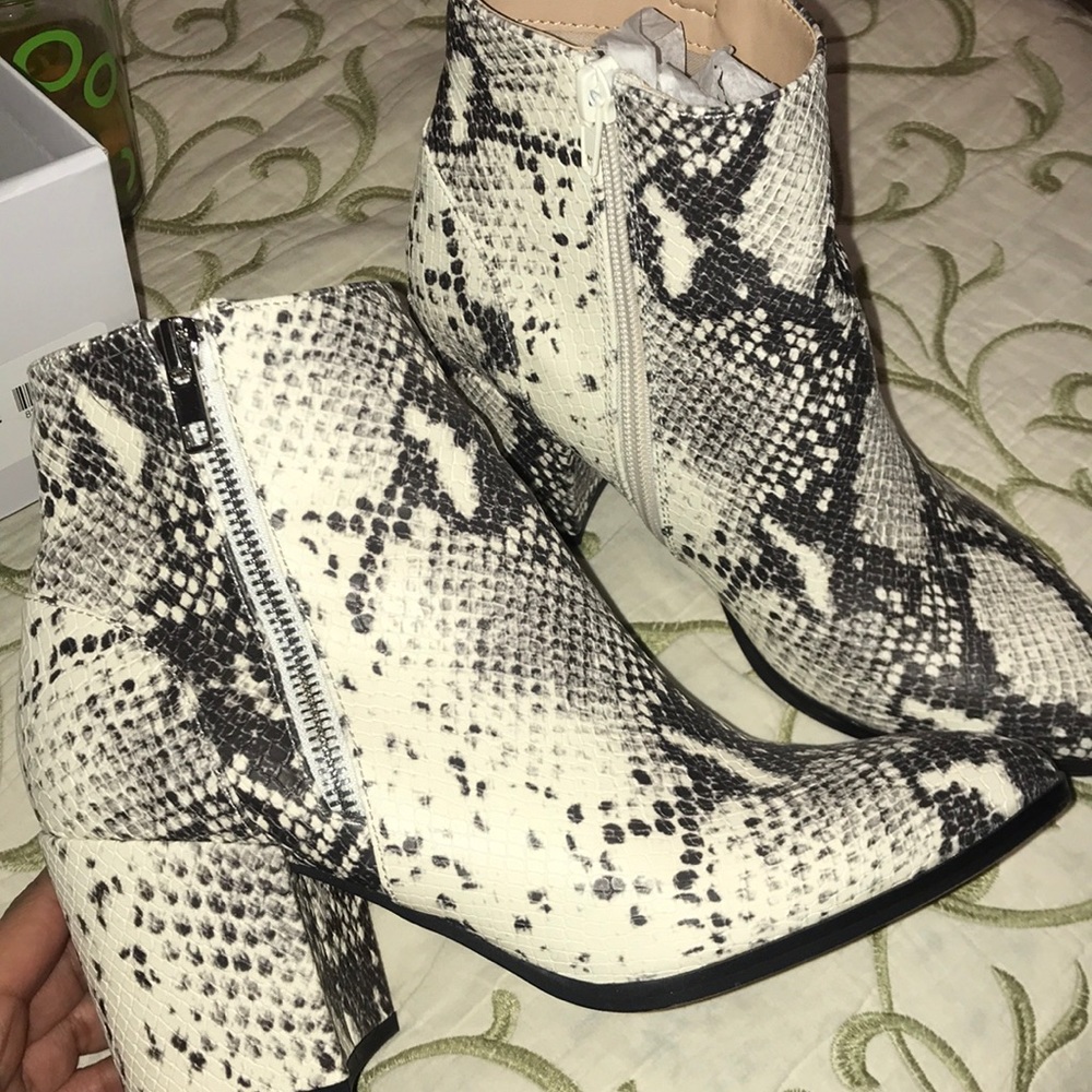 Steve Madden Snakeskin Booties - image 3